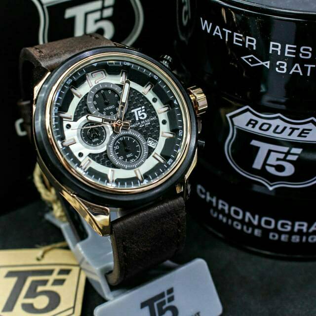 Jam T5 H3704 original chronograph bergaransi free tin box