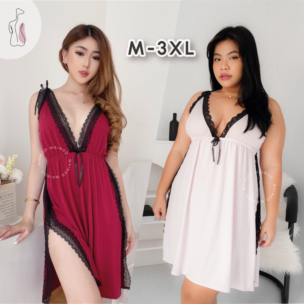 LAURENCE M-6XL sexy lingerie dress - WAINODSHOP