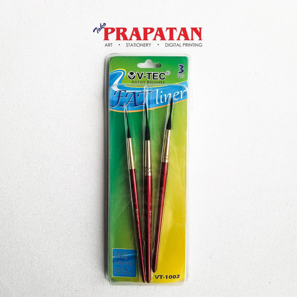 

V-TEC VT-1002 Fat Liner Brush set 3 pcs
