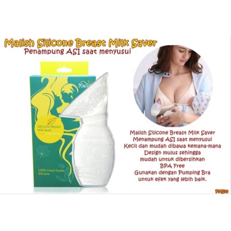 Silicone Breastpump Original Pompa Asi Malish Milk Saver Silicone Breast Pump/ Pompa Asi Silicone