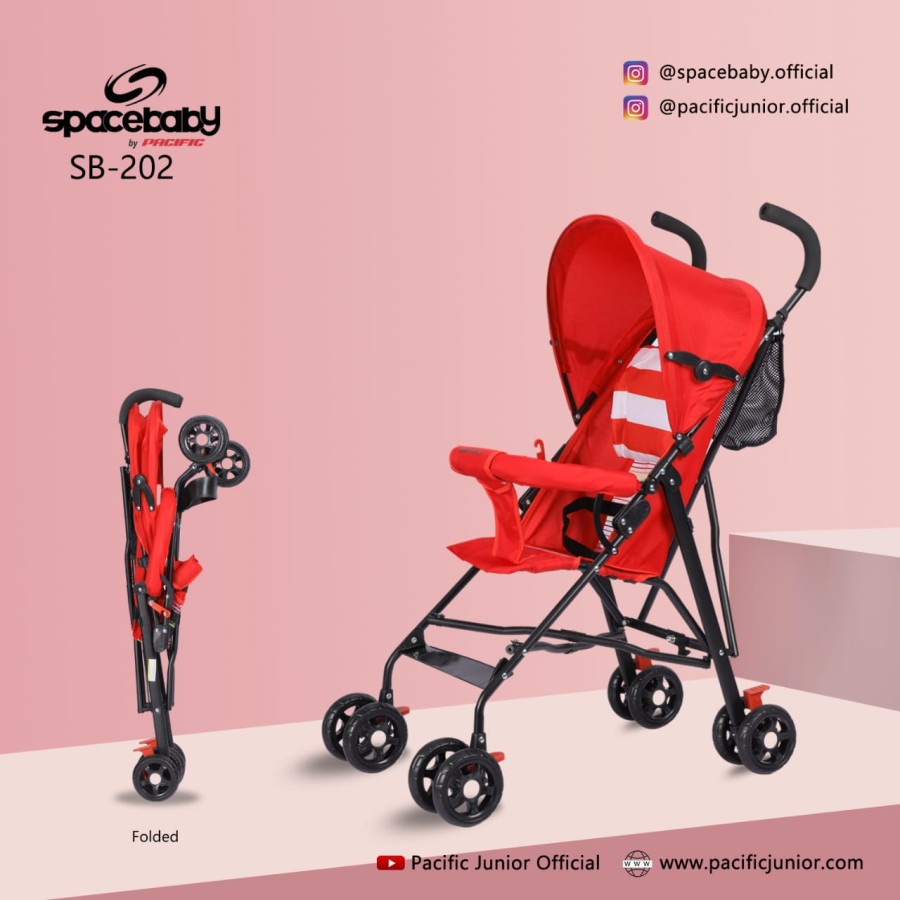 SPACEBABY Stroller SB 202 SB 208 Kereta Dorong Bayi SPACE BABY SB 202 SB 208