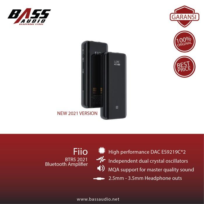 FiiO BTR5 2021/BTR 5 MQA DSD Portable Bluetooth Dual DAC Headphone Amp
