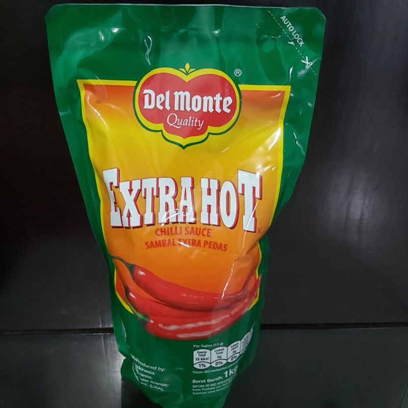 

Delmonte saus sambal extra hot refill 1kg