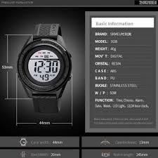 Jam Tangan Pria SKMEI 1638 Multifungsi Sport Watch LED Backlight Waterproof Men Digital Wristwatches