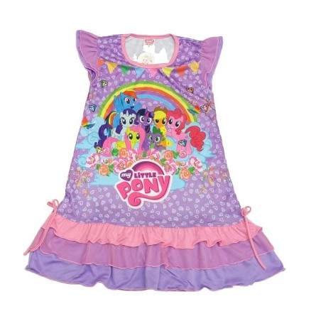 Dress little pony pakaian anak perempuan DA11K fashion daster casual baju tidur terusan baby doll