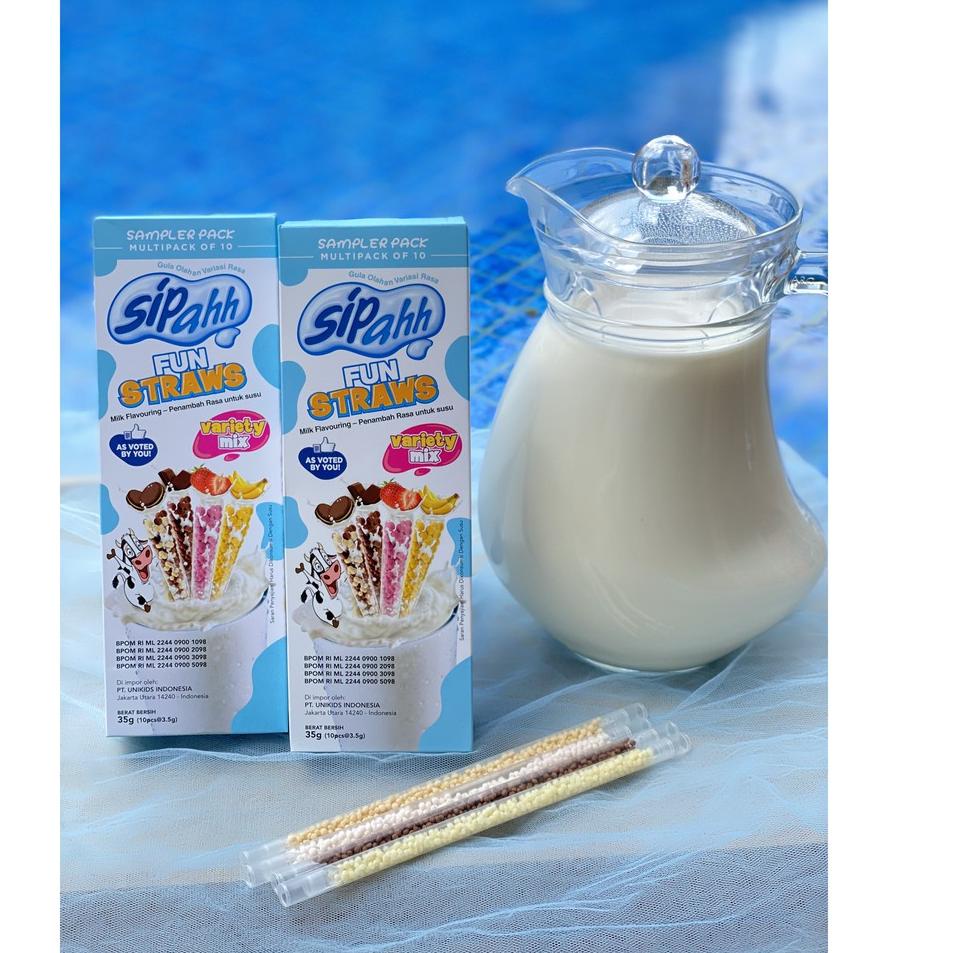 

✦ORIGINAL✦ Sipahh Fun Straw Pack 10's