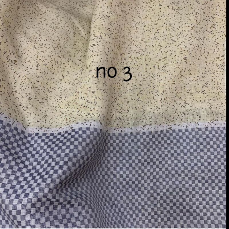 KAIN KATUN MADINAH BORDIR PRINT KOMPUTER BAHAN KOKO/KEMKO/JUBAH/GAMIS LAKI-LAKI ADEM MOTIF BAGUS