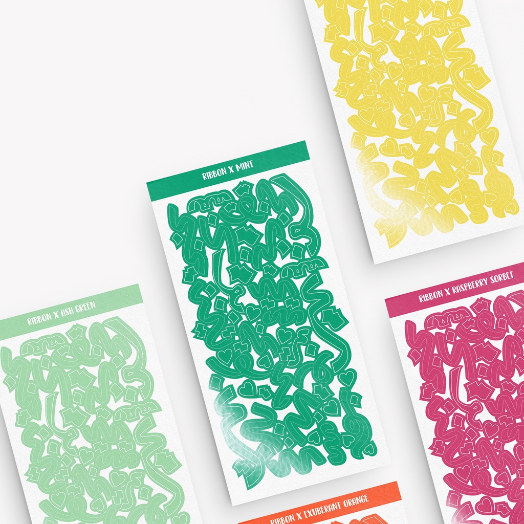 

STIKER DECO - RIBBON SOLID VINYL