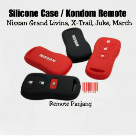 Silicone Case Remote Cover Kunci Nissan Grand Livina X-Trail Juke March