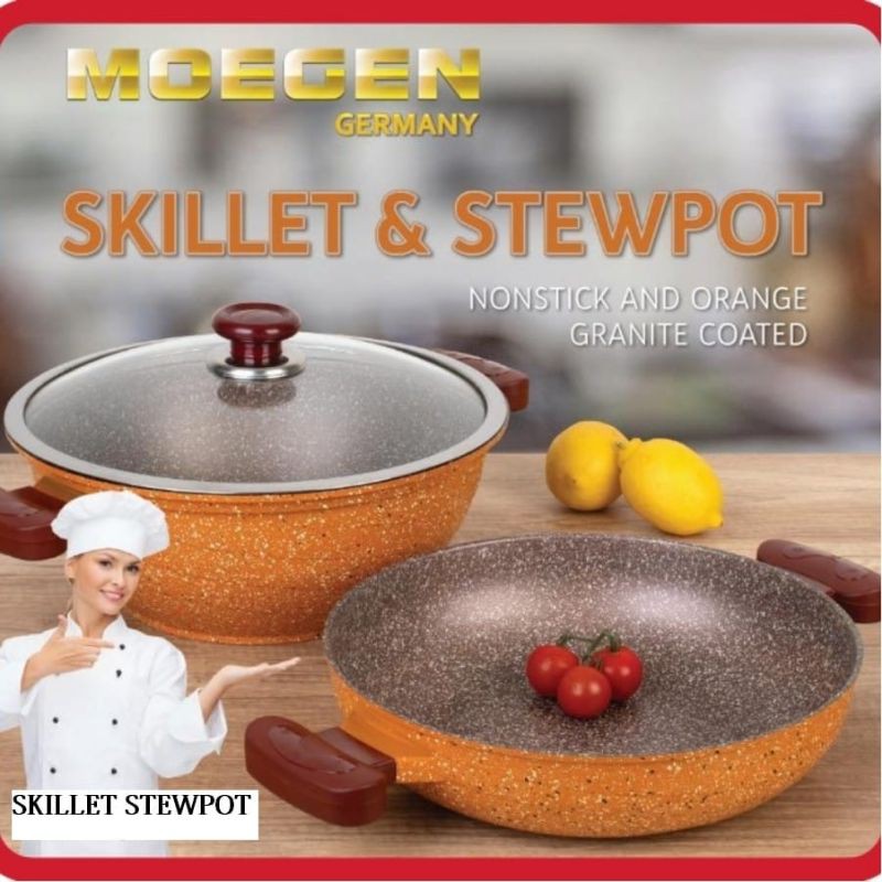 Moegen germany skilet dan stewpot/panci/penggorengan