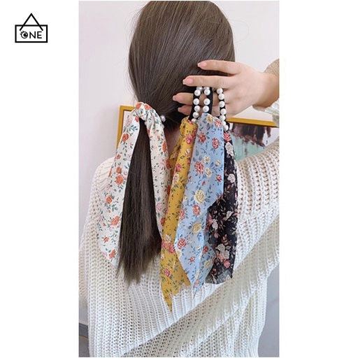 COD Elegan Syal Ikat Rambut Multifungsi Korea Pita Ikat Kepala Serbaguna Rambut A one