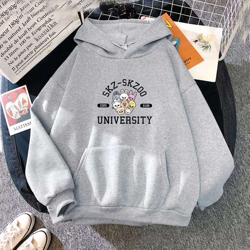 Hoodie Skz Skzoo University Straykids Sweater Kpop Stray Kids Wanita Skz Skzoo Original Ori Felix Seungmin Hoodie Kpop Stray Kids Skz Skzoo I n I am who Hoodie KPop Stray Kids Distric 9 Unlock Hoodie Straykids Leeknow Skzoo Hoodie Skz Unlock Go Live In Li