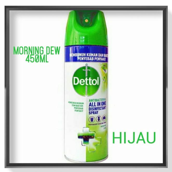 Dettol Disinfectan Spray 450Ml - Hijau
