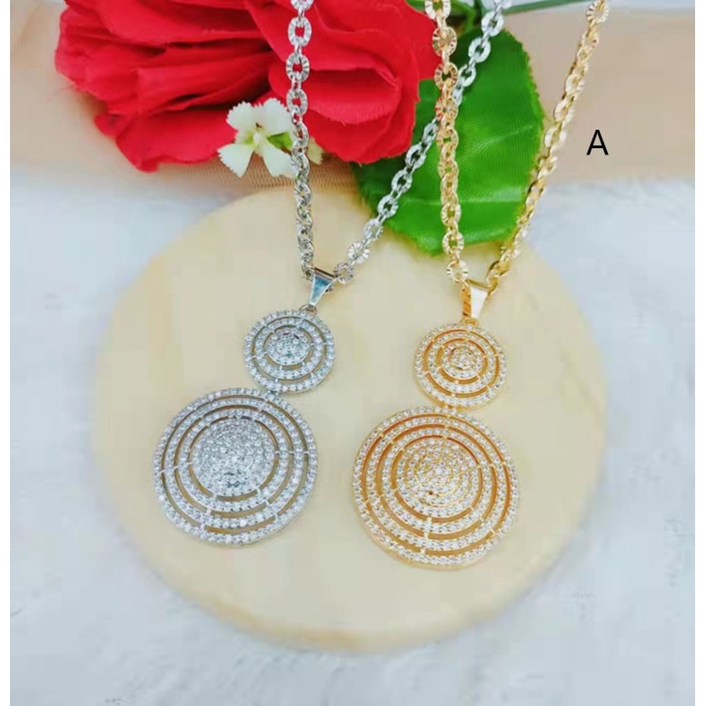 Kalung Xuping Mata Full Lapis Emas Perhiasan Wanita Jewellery L33