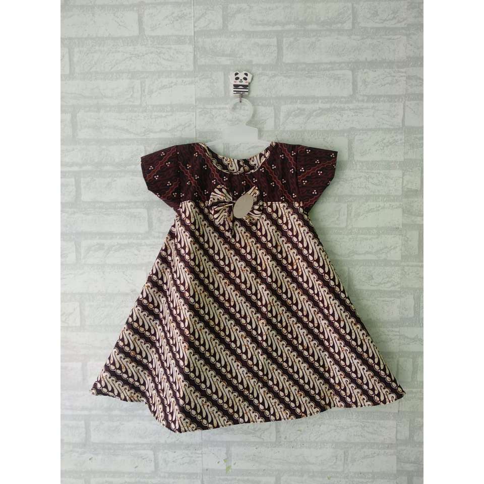 Dress anak batik size XXL usia 9,5 -11th