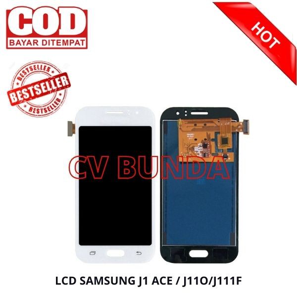 LCD TOUCHSCREEN FULLSET SAMSUNG J1 ACE /J110/J111 F KUALITAS ORI CONTRAST
