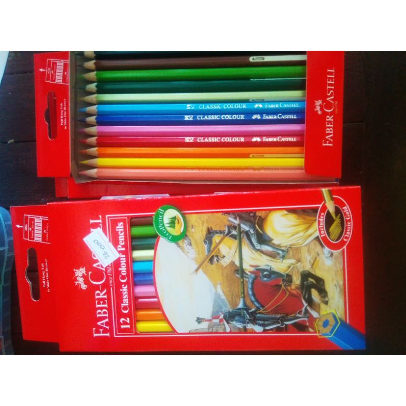 

pensil warna fabercastle 12 colour