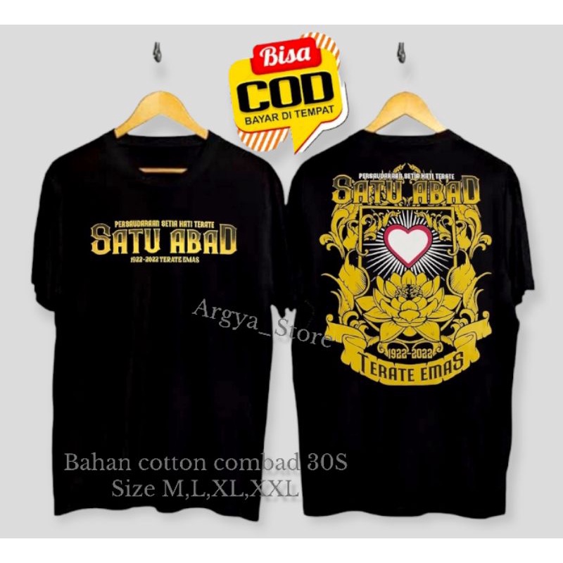 KAOS PSHT SATU ABAD-KAOS PSHT TERATE EMAS SATU ABAD-KAOS PSHT-KAOS PSHT DISTRO