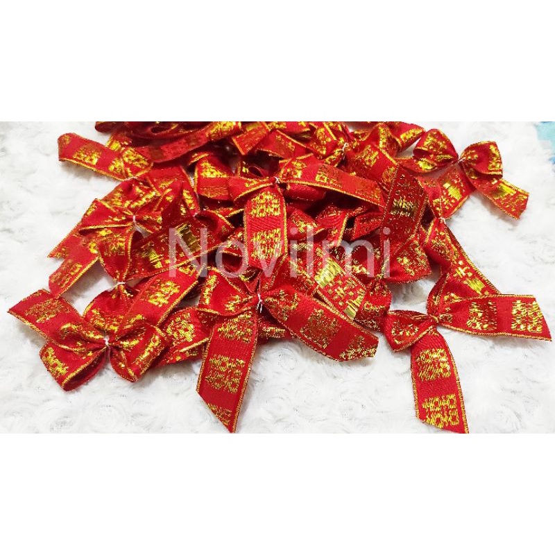 

pita xuang xi / sangjit / pita pernikahan (30 pcs) pita FU / pita imlek