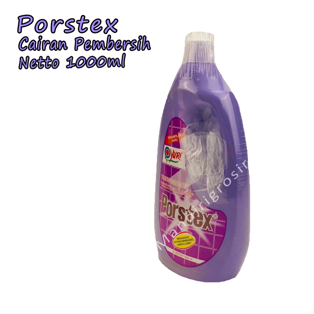 Cairan Pembersih *Yuri porstex * Pembersih Porselen &amp; Keramik * Ungu 1000ml