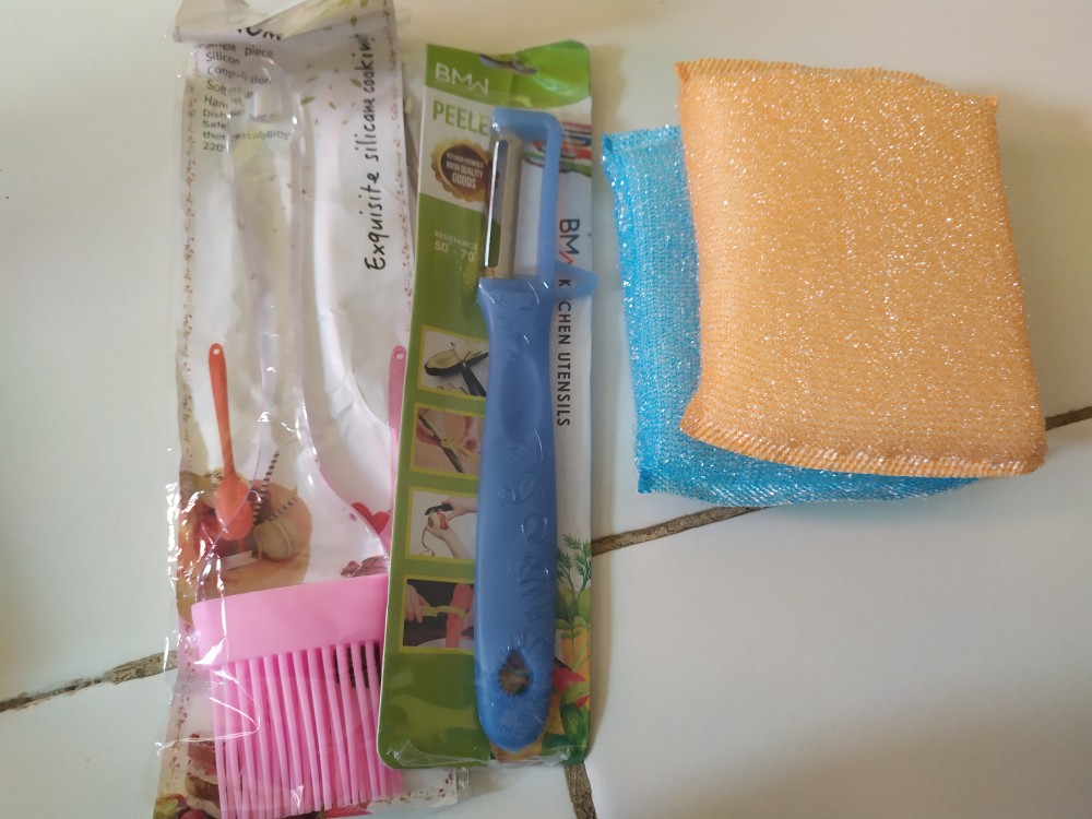 Spons Cuci Piring Super Magic Sponge Busa Warna Tapas Rainbow Pastel