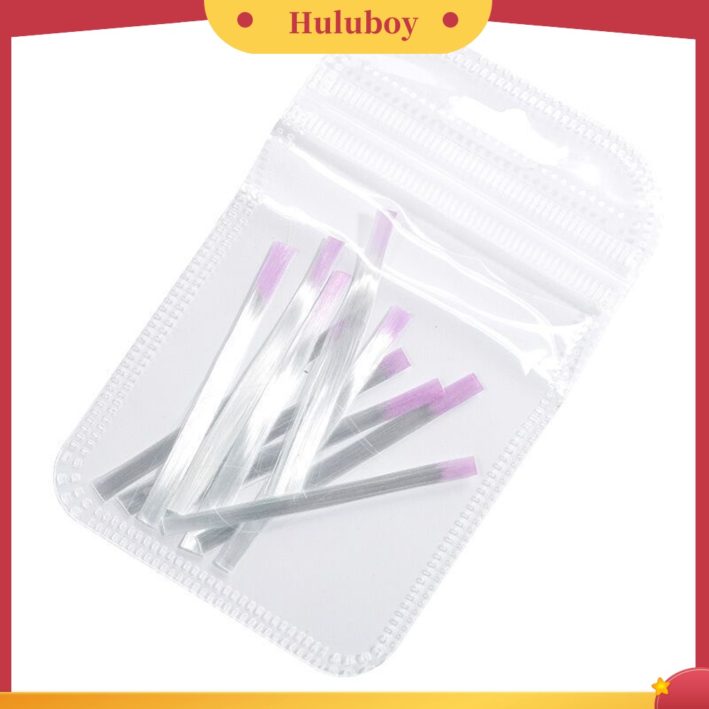 Huluboy Huluboy♡ 10pcs Kuku Extension Bahan Fiberglass Anti Retak Untuk Manicure