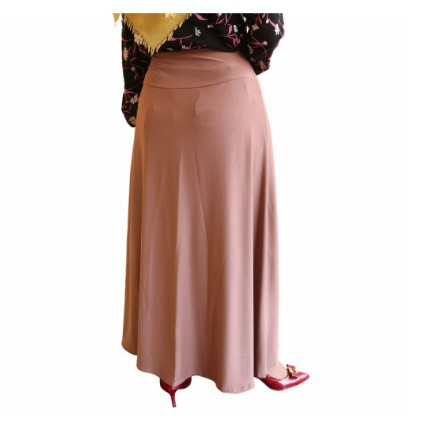 ROK PANJANG WANITA BAHAN SPANDEK JERSEY UKURAN JUMBO WANITA BISA COD / ROK KERJA / ROK HITAM / ROK JUMBO