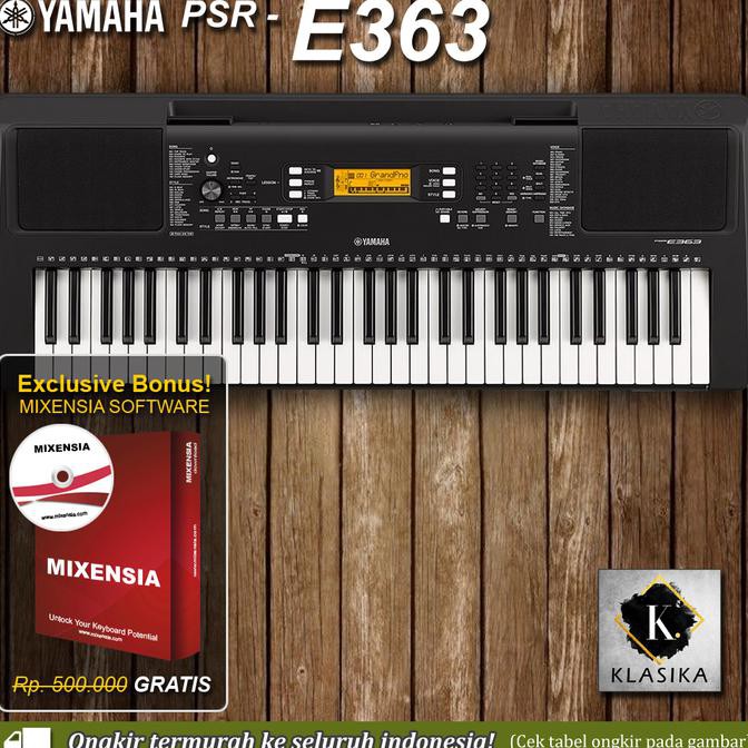 Terlaris  Keyboard Yamaha PSR E363 / PSRE363 / PSR-E363 Penerus PSR E353 Sale