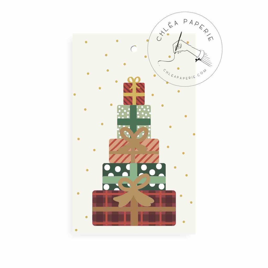 

Gift Tag / Gift Stack / Hang Tag Natal