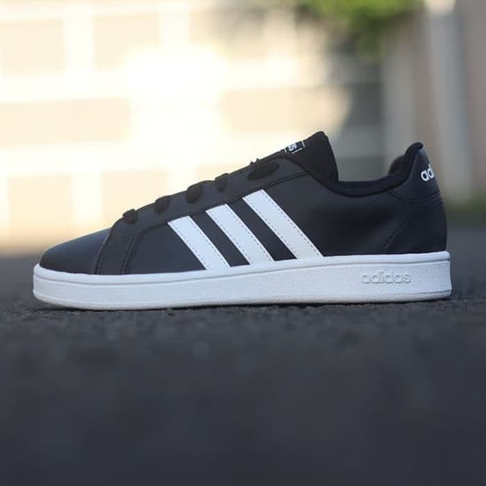 Adidas Grand Court Black White List White Bnwb