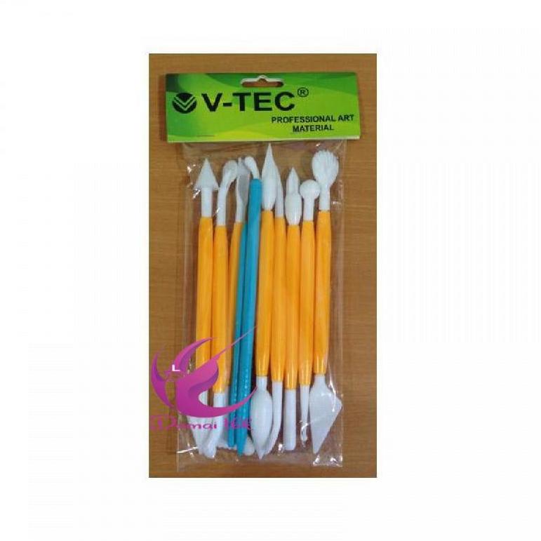 

[PRODUK ZRGUQ] V-Tec Alat Clay Type VT 31-10 Clay Knife Plastik HM9