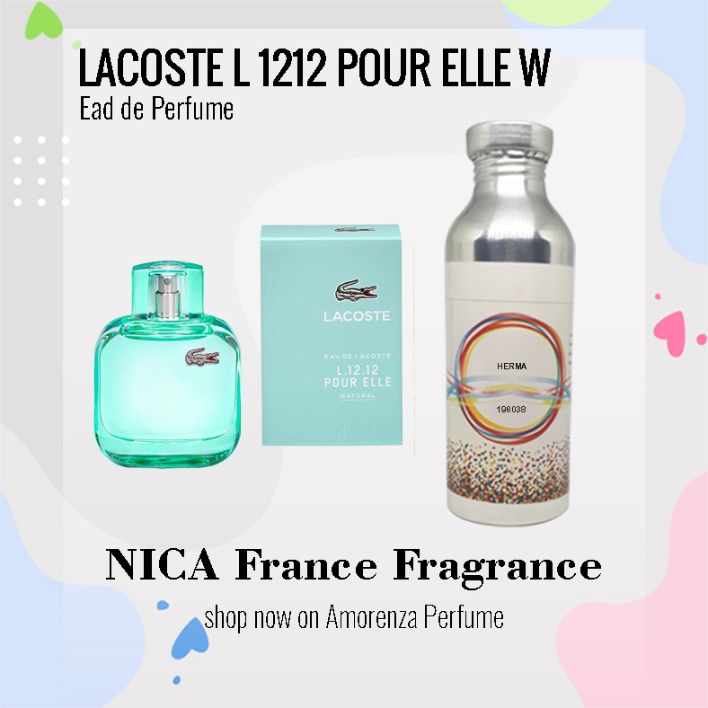 ELLE SEARAH LACOSTE L 1212 POUR ELLE WOMAN BIBIT NICA 250GR