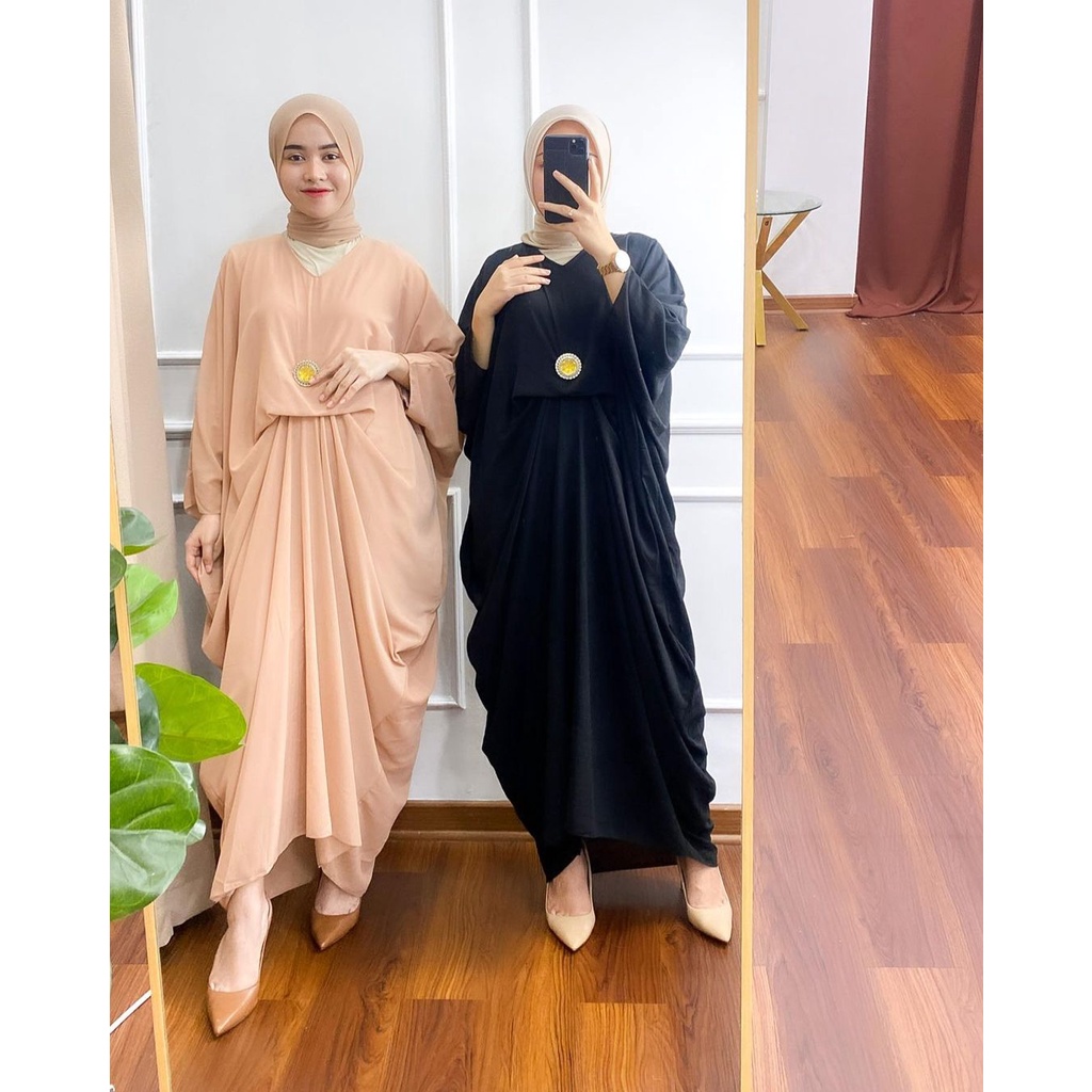 PLAIN KAFTAN / KAFTAN RAYA / KAFTAN LEBARAN