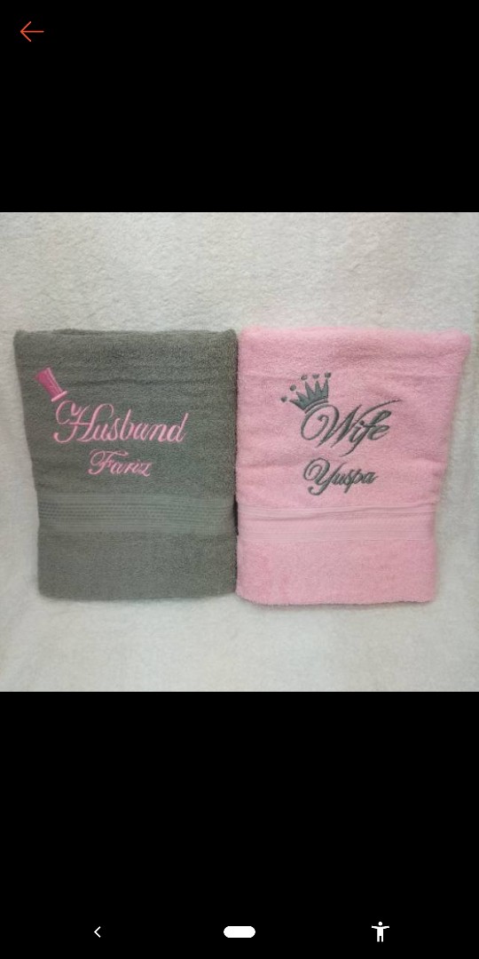 Promo Gift Box Couple 2pcs Handuk Dewasa