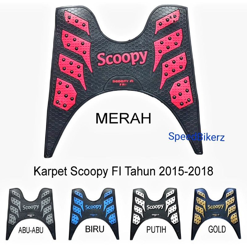 Karpet Karet Motor Honda Scoopy - Karpet Scopy FI F1 2015-2018