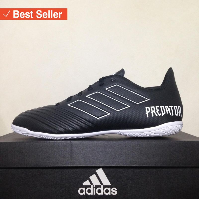 Sepatu Sport Olahraga murah awet kuat / Sepatu Futsal Adidas Predator Tango 18.4 Black White