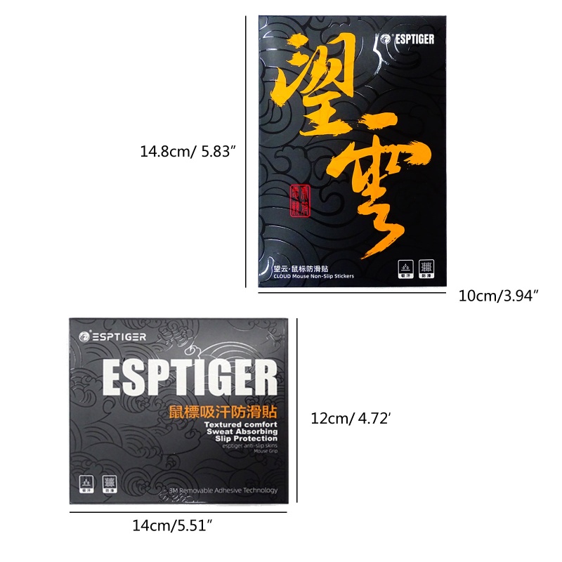 Stiker Grip Tape Samping Mouse Gaming Untuk VAXEE-AX Esports Tiger