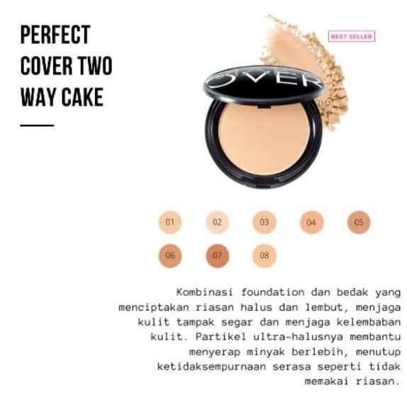 Make Over Perfect Cover Two Way Cake ( FULLCASE )