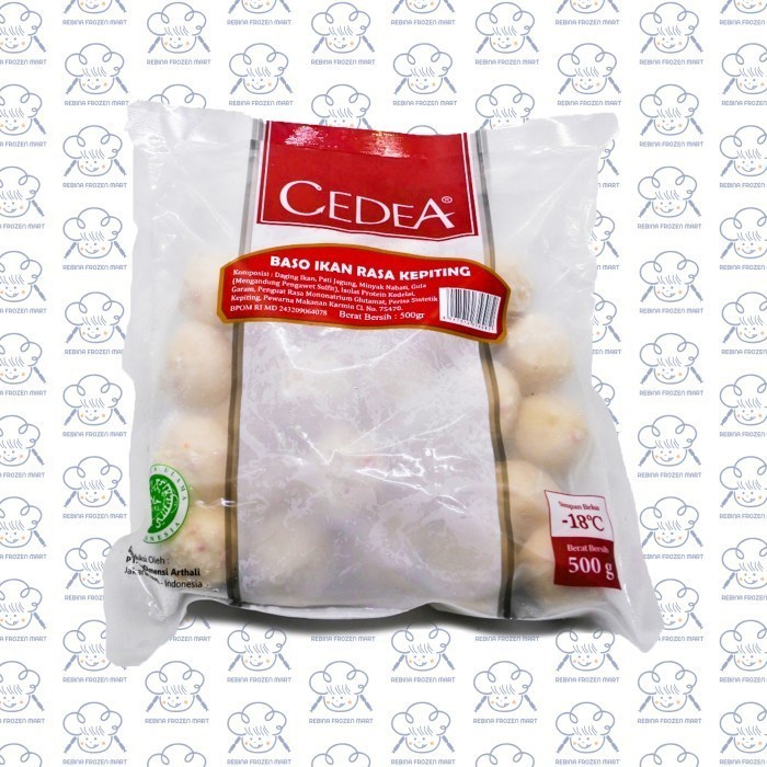

Cedea Baso Ikan Rasa Kepiting 500 gr