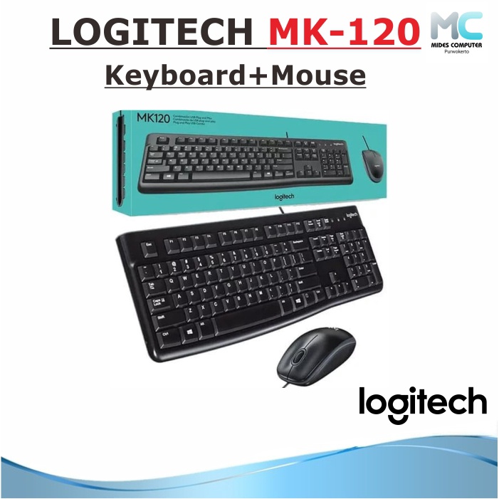 Keyboard+Mouse USB Logitech MK-120