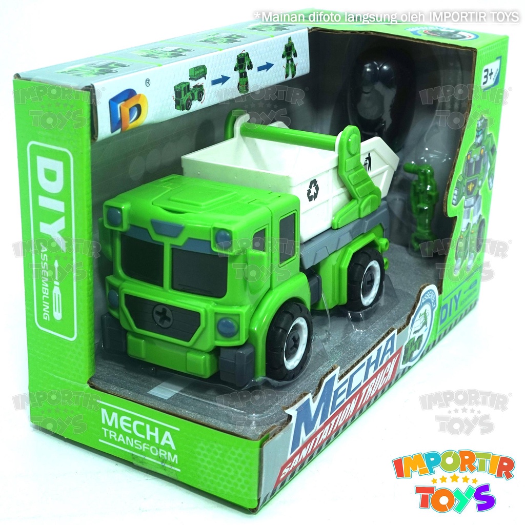 Mainan Anak Truk Deformation Mobil Robot Berubah Toys Kid Edukasi Berkualitas!