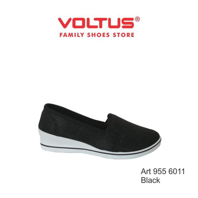 Kualitas Terbaik Sepatu Flat Wanita Voltus Herlina Black - 36 BARANG BAGUS