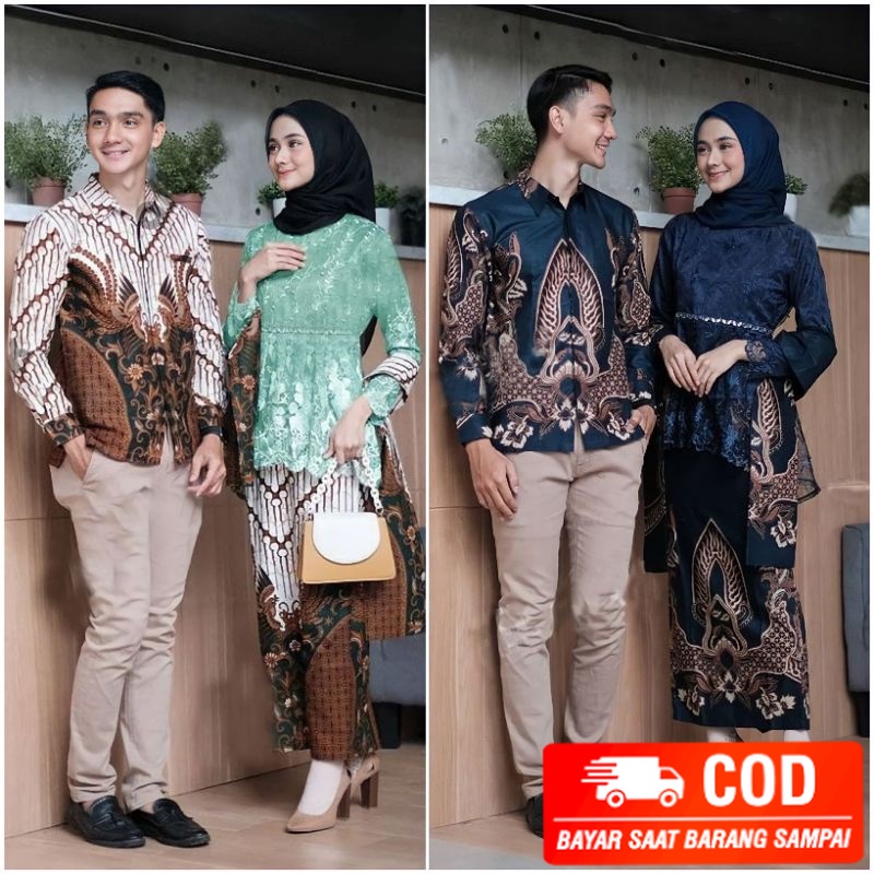 BAJU COUPLE PASANGAN - KEBAYA COUPLE KEBAYA BRUKAT COUPLE PASANGAN COUPLE KONDANGAN KEBAYA COUPLE TU
