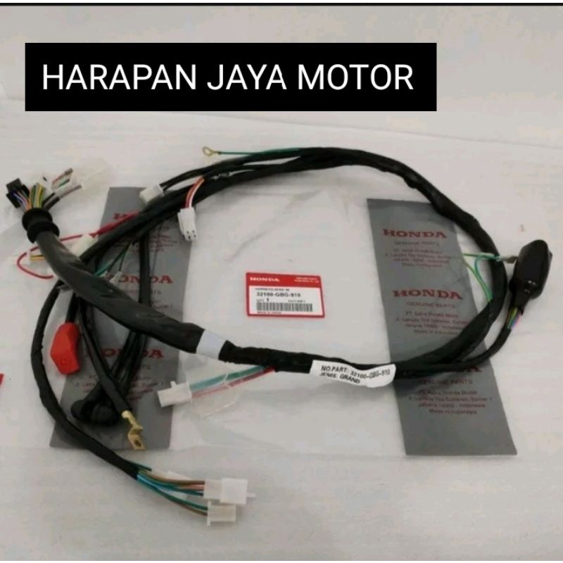 KABEL BODY HONDA ASTREA GRAND LEGENDA 32100 GBG 910 ORIGINAL AHM ASLI WIRE HARNESS GBG GN5