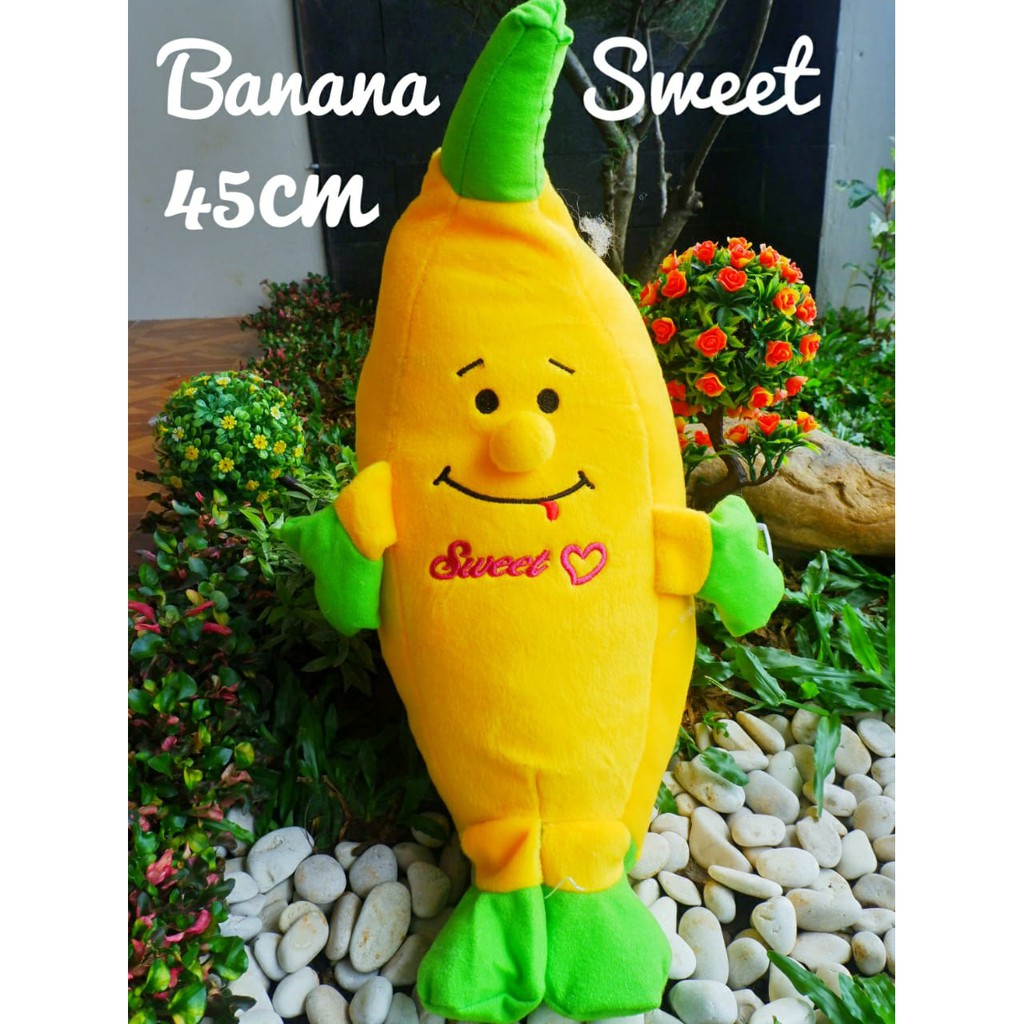 Boneka Bantal Pisang Lucu Sni Shopee Indonesia