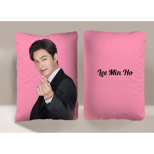 BANTAL FOTO LEE MIN HO UKURAN 45x35 KPOP ARTIS KOREA LIE MIN HOO LIE MIN HO BANTAL HADIAH CUSTOM