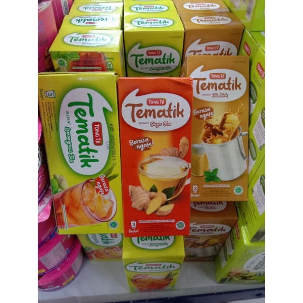 Jual Tong Tji Tematik 3 Sachet Ginger Lemongrass Matcha Latte Teh Tarik Shopee Indonesia 7041