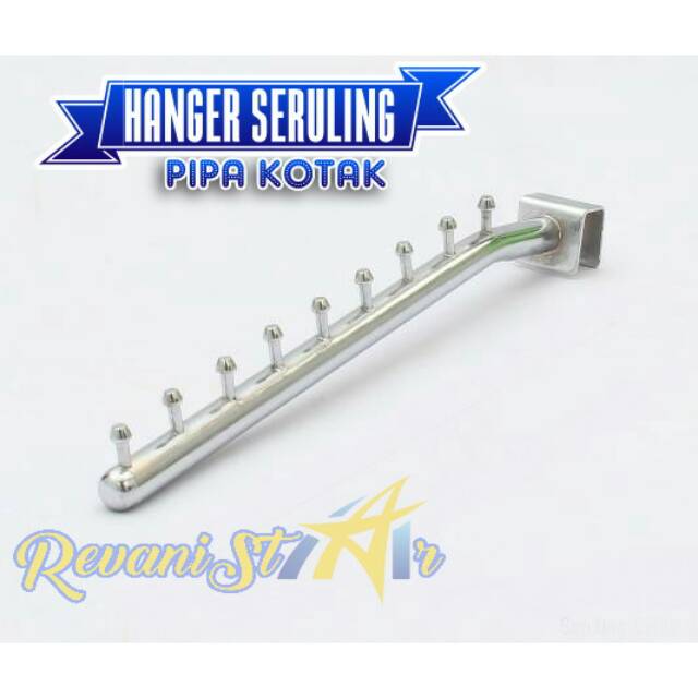 Hanger suling pipa kotak gantungan hanger baju seruling