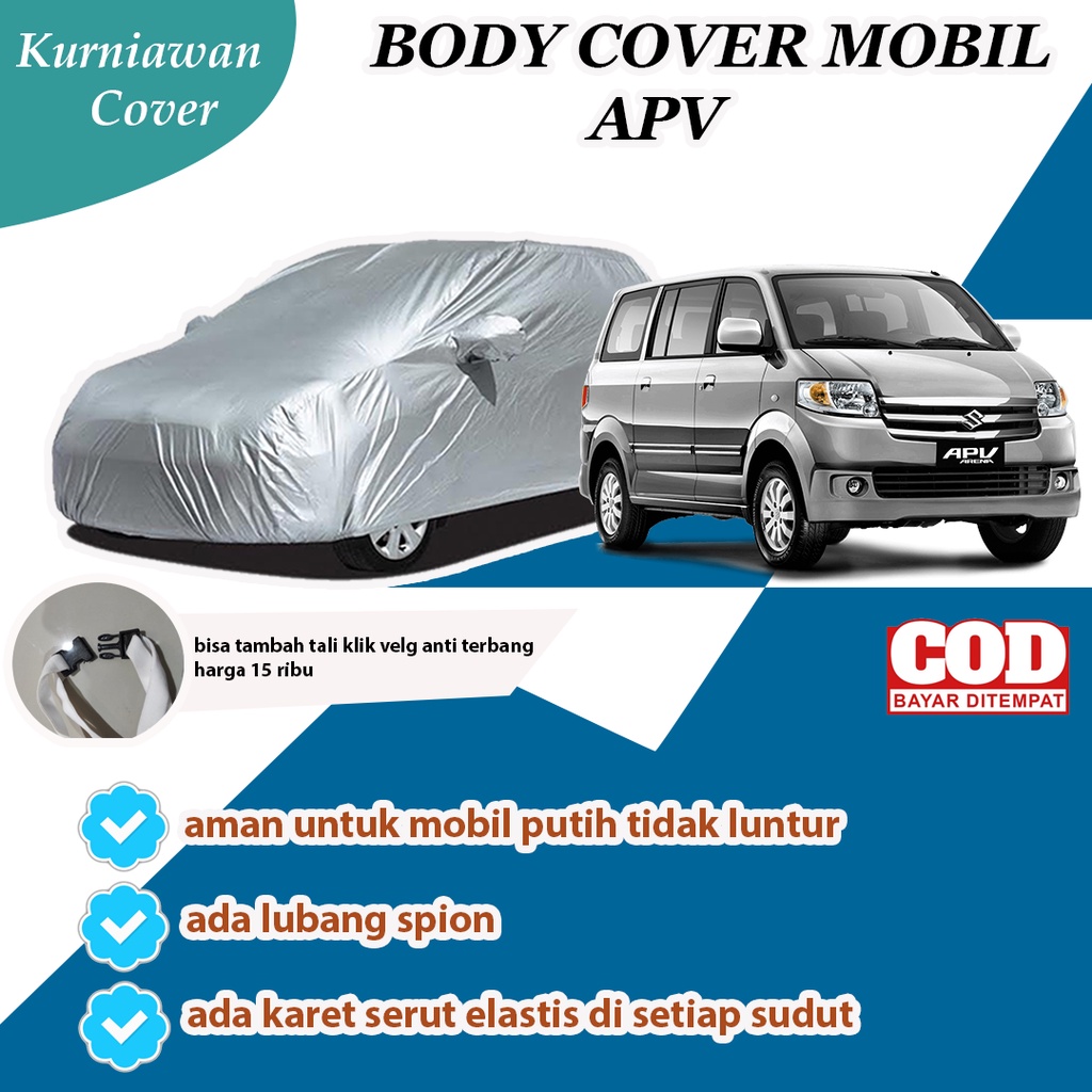 Car Cover / Cover Mobil Apv Arena Sarung Mobil APV Selimut Mobil APV arena gl Mobil Suzuki APV