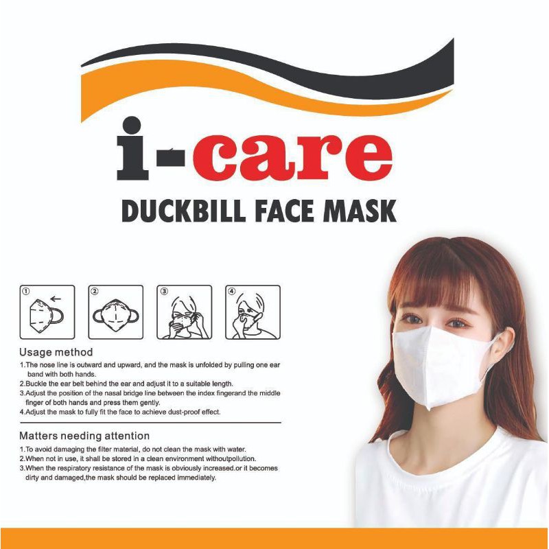 Masker 3ply Duckbill Icare isi 50pcs Masker Duckbill Icare 3 ply isi 50Pcs
